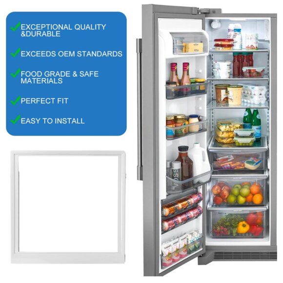 Refrigerator Replacement Shelves Crisper Pan Cover (Without Glass)For Frigidaire - Picture 1 of 6